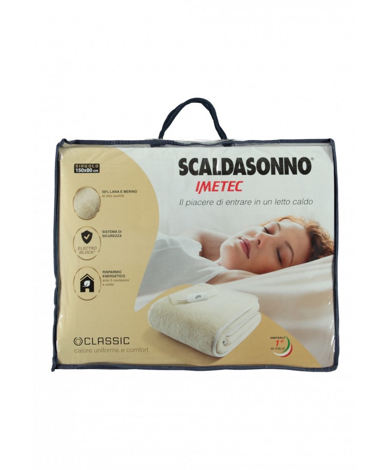 Scaldasonno Imetec Singolo in Lana e Merino 150×80 cm 5 Scaldasonno Imetec Singolo in Lana e Merino 150×80 cm - immagine 5