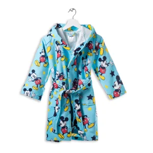 Accappatoio Mickey Star Con Cappuccio In Cotone Caleffi Disney