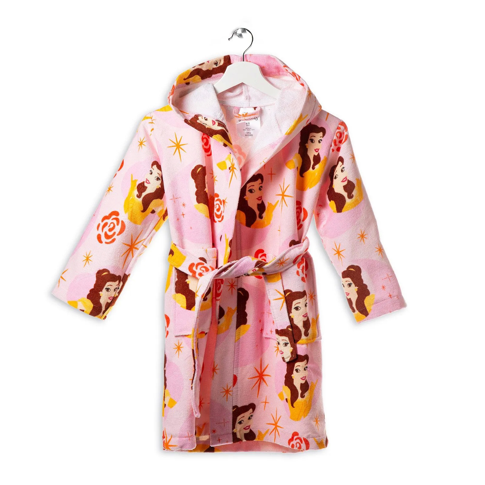 Accappatoio Principesse Con Cappuccio In Cotone Caleffi Disney 1 Accappatoio Principesse Con Cappuccio In Cotone Caleffi Disney