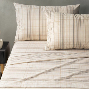 Completo Lenzuola Urban style In Cotone Matrimoniale Caleffi