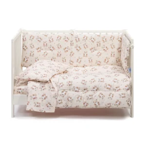 Copriletto Con Paracolpi In Cotone Orsacchiotti Baby Naturale Caleffi Kids